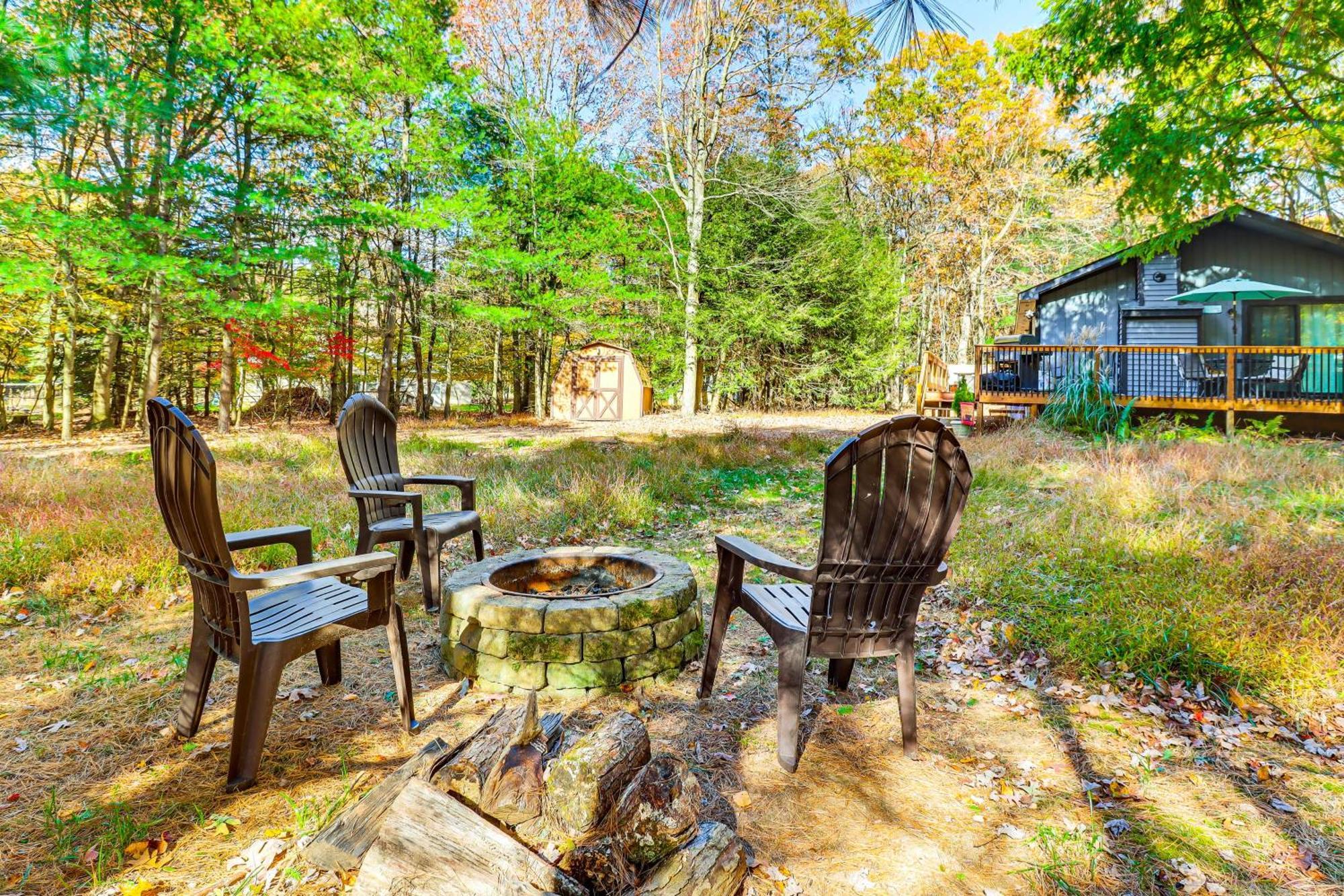 Quaint Jim Thorpe Cabin Retreat, Walk To Beach! Ngoại thất bức ảnh